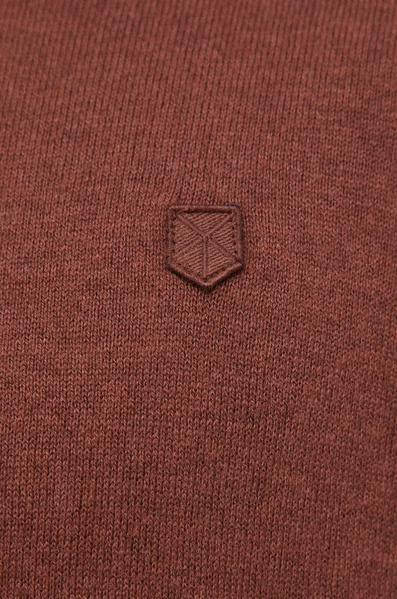 Premium by Jack&Jones Sweter z domieszką kaszmiru 12192311 brązowy