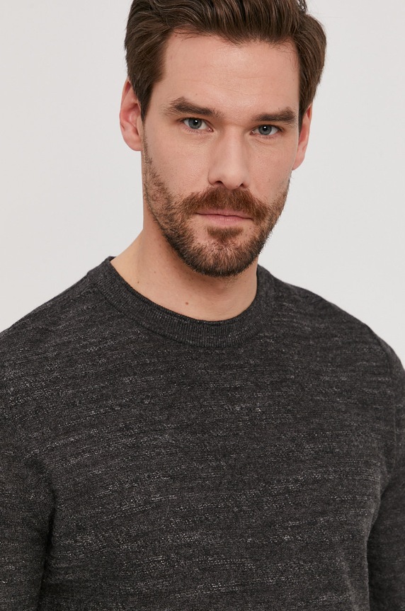 Selected Homme Sweter 16074710 szary