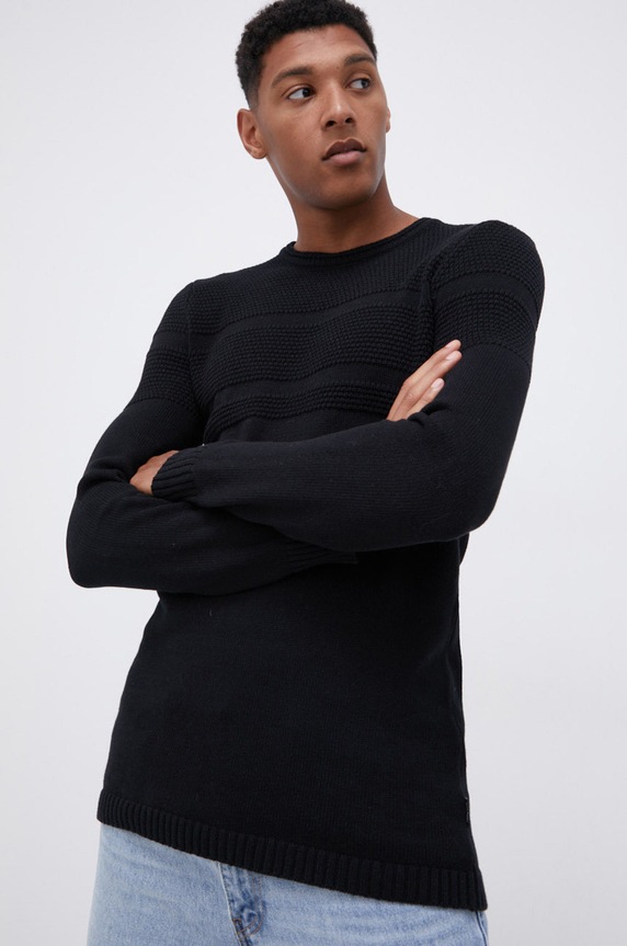 Only & Sons - Sweter okrągły czarny 22020639