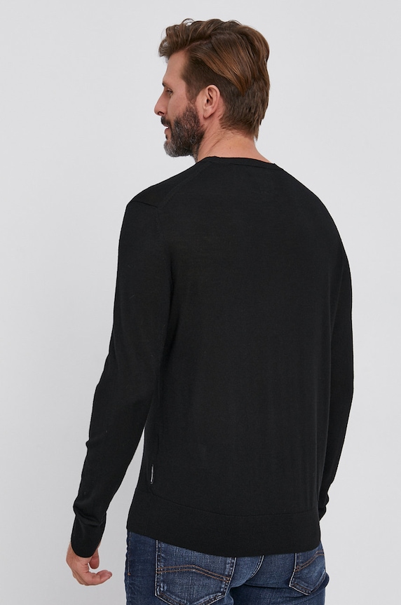 Odzież Armani Exchange Sweter wełniany 8NZM4R.ZM8AZ.NOS 8NZM4R.ZM8AZ.NOS czarny