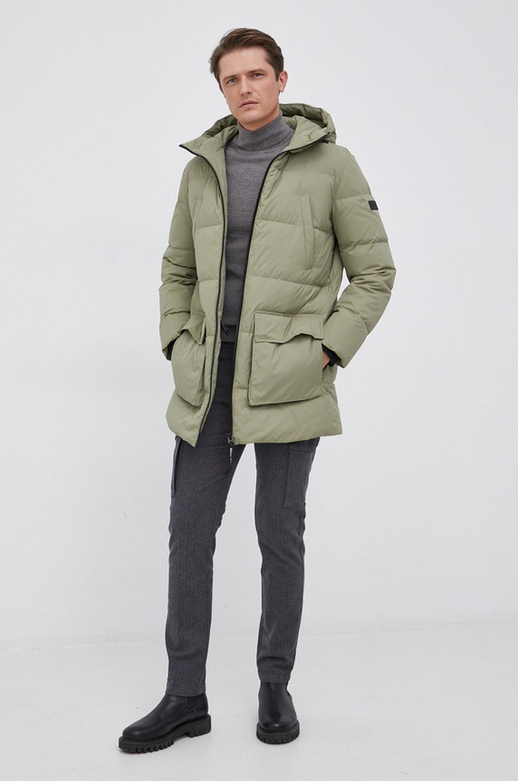 Marc O'Polo Sweter wełniany M29508360088 szary AA00