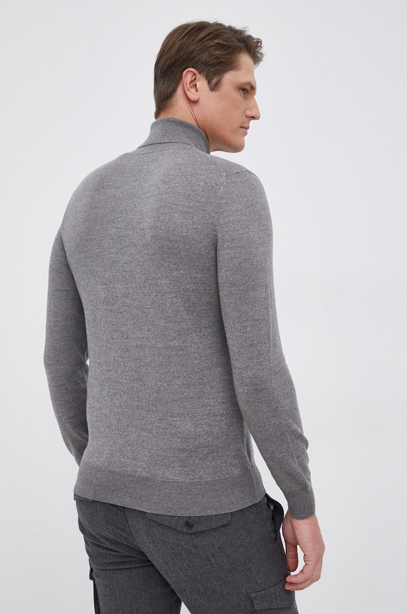 Odzież Marc O'Polo Sweter wełniany M29508360088 szary