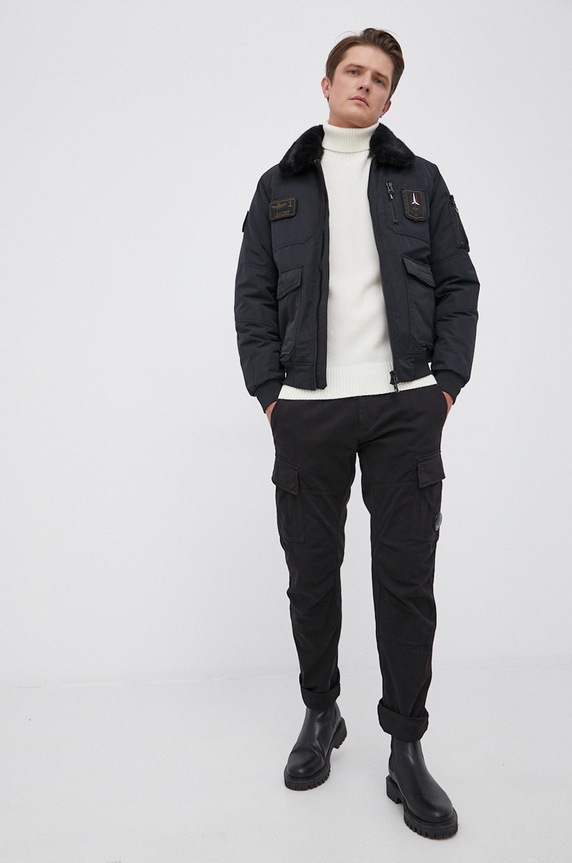 C.P. Company Sweter wełniany 11CMKN088A005504A beżowy AA00