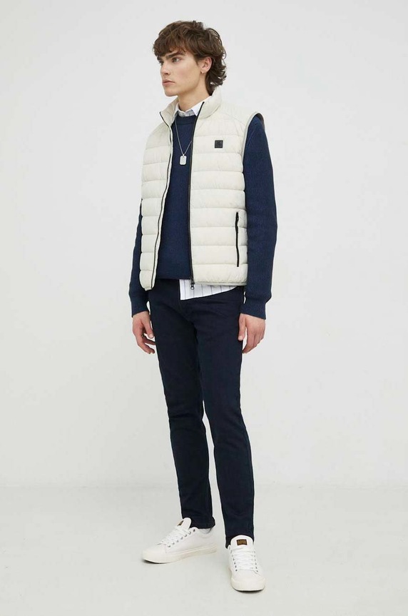 βαμβακερό πουλόβερ Marc O'Polo M20502260380 σκούρο μπλε AA00