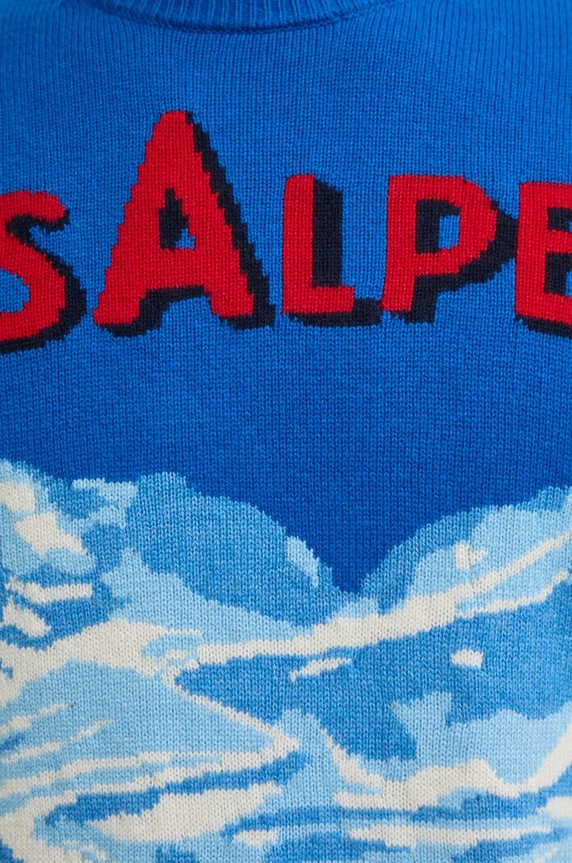 MC2 Saint Barth sweter wełniany niebieski HER0011
