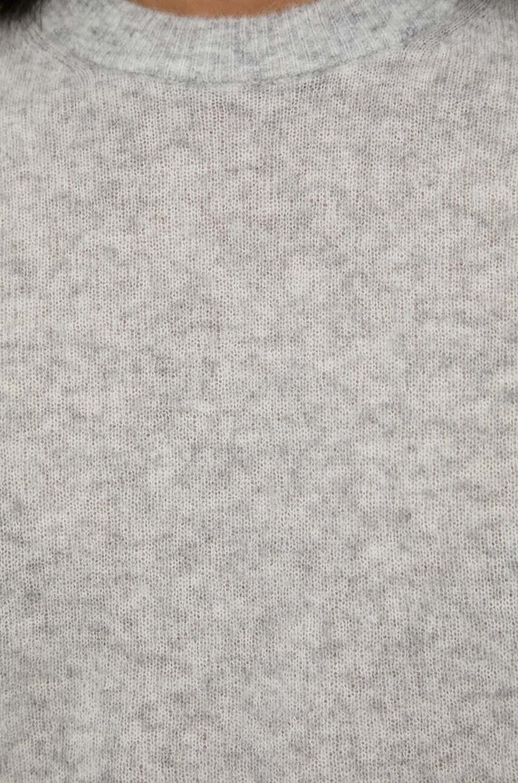 American Vintage sweter wełniany MRAZ18A szary