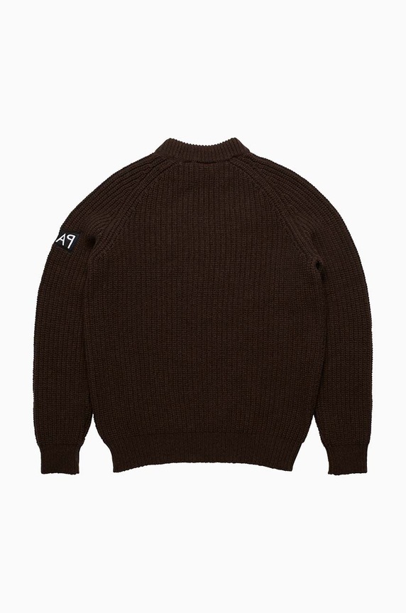 by Parra wool jumper 48430.CAMEL brown AA00