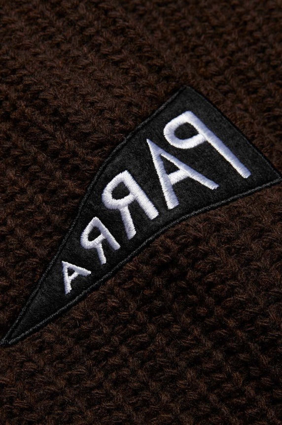 by Parra wool jumper 48430.CAMEL brown
