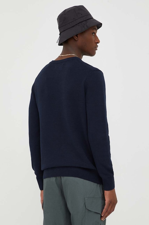 Odzież Marc O'Polo sweter bawełniany M28502360124 granatowy