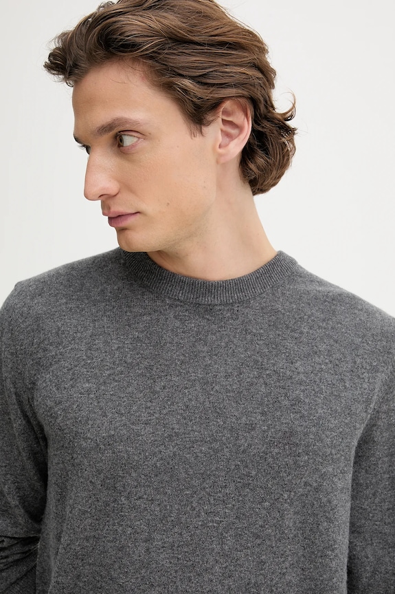 Marc O'Polo sweter z domieszką wełny szary 5000009265