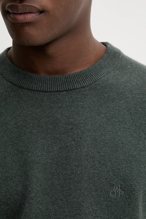 Marc O'Polo sweter z domieszką wełny 5000009265 zielony
