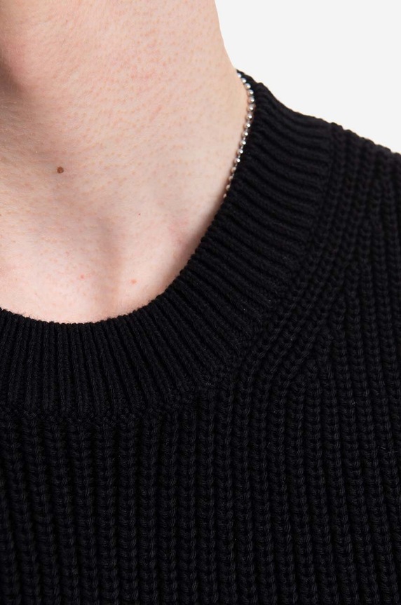 A-COLD-WALL* pulover Patch Pocket Knit negru ACWMK094