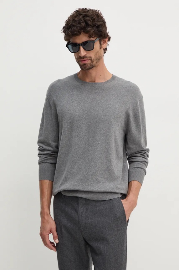 United Colors of Benetton sweter szary 10CVU1N60.100..