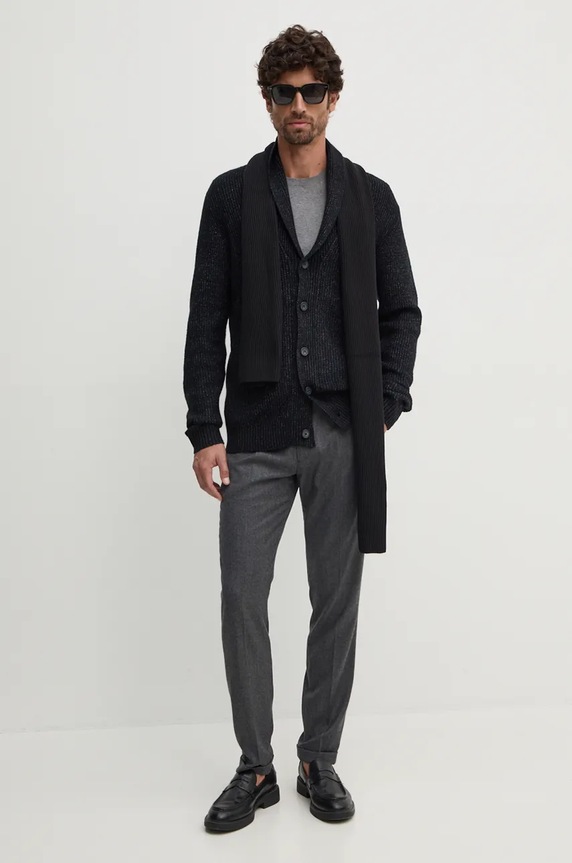 United Colors of Benetton sweter 10CVU1N60.100.. szary AA00