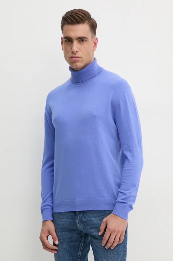 United Colors of Benetton pulover subtiri violet 10CVU2519