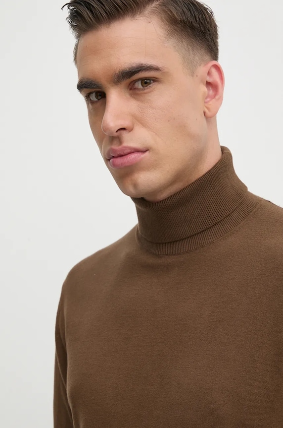Svetr United Colors of Benetton hnědá 10CVU2519