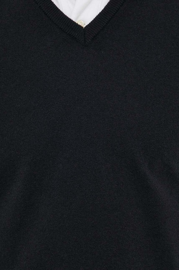 United Colors of Benetton sweter wełniany 1002U4407.100.. czarny