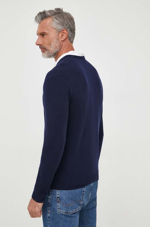 Одежда Шерстяной свитер United Colors of Benetton 1002U4407.016. тёмно-синий