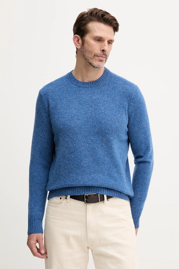 Вовняний светр United Colors of Benetton блакитний 103MK1N24
