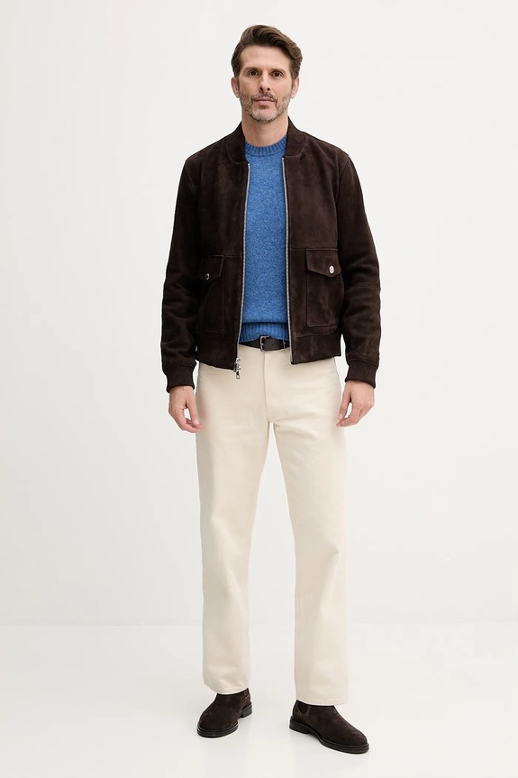 Вовняний светр United Colors of Benetton 103MK1N24 блакитний AW25