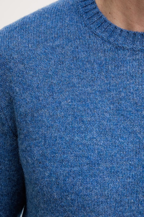 Вовняний светр United Colors of Benetton 103MK1N24 блакитний