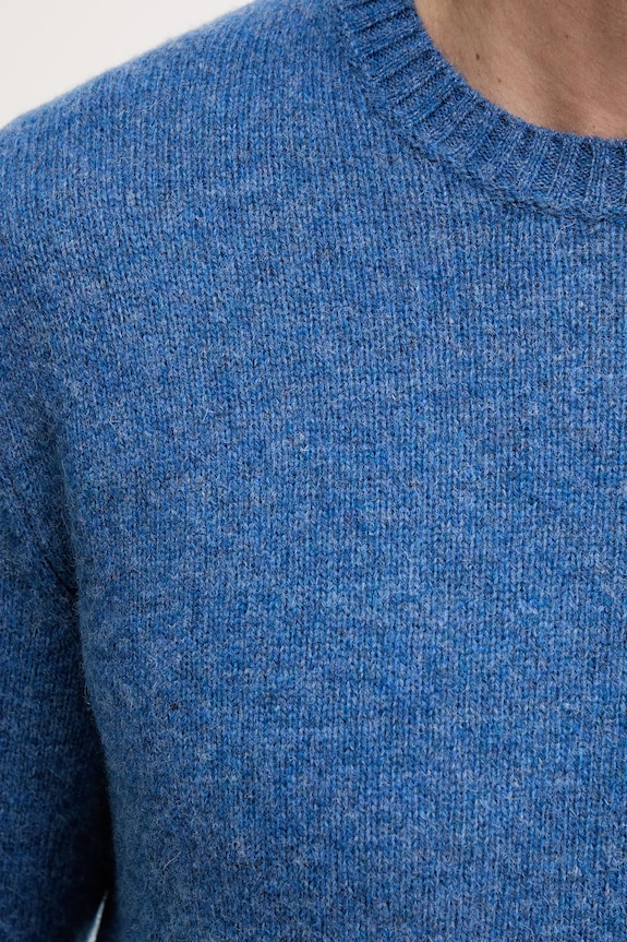 Вовняний светр United Colors of Benetton 103MK1N24 блакитний