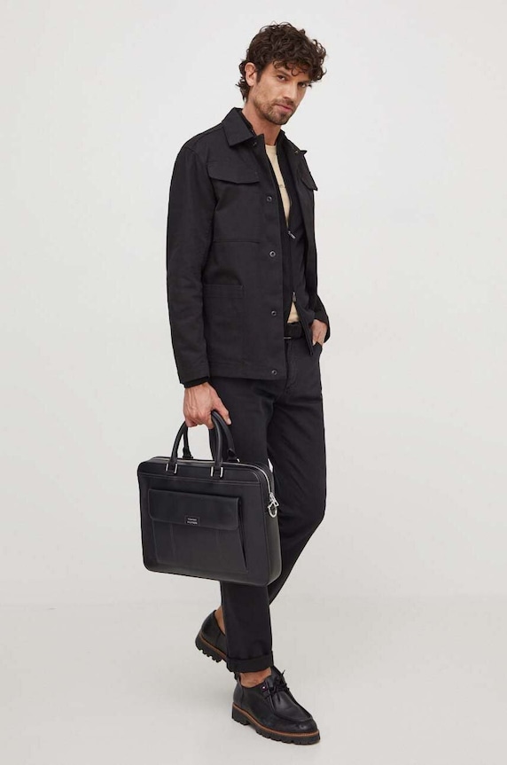 Vlnený kardigán BOSS 50468254 čierna AA00