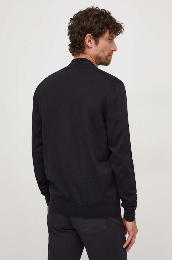 Oblečenie Vlnený kardigán BOSS 50468254 čierna