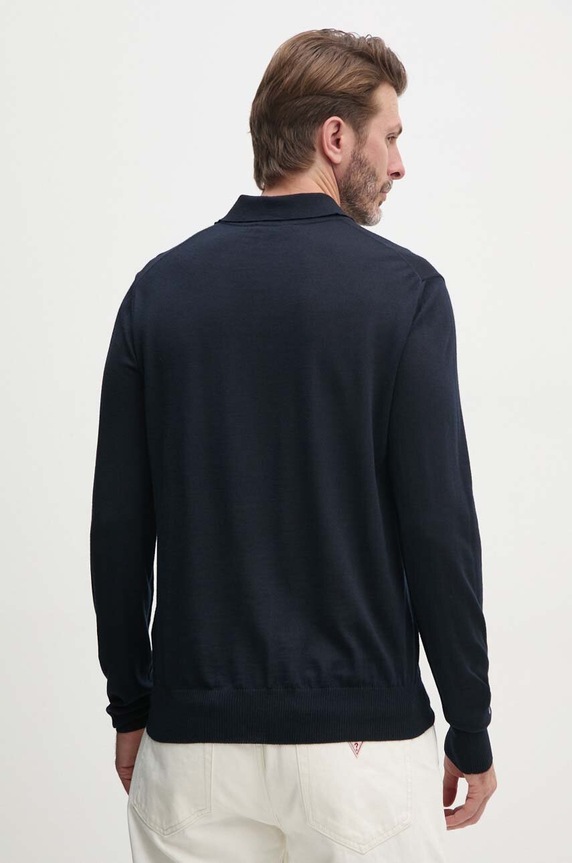 Odzież Emporio Armani sweter wełniany 8N1MV6.1M67Z.NOS granatowy