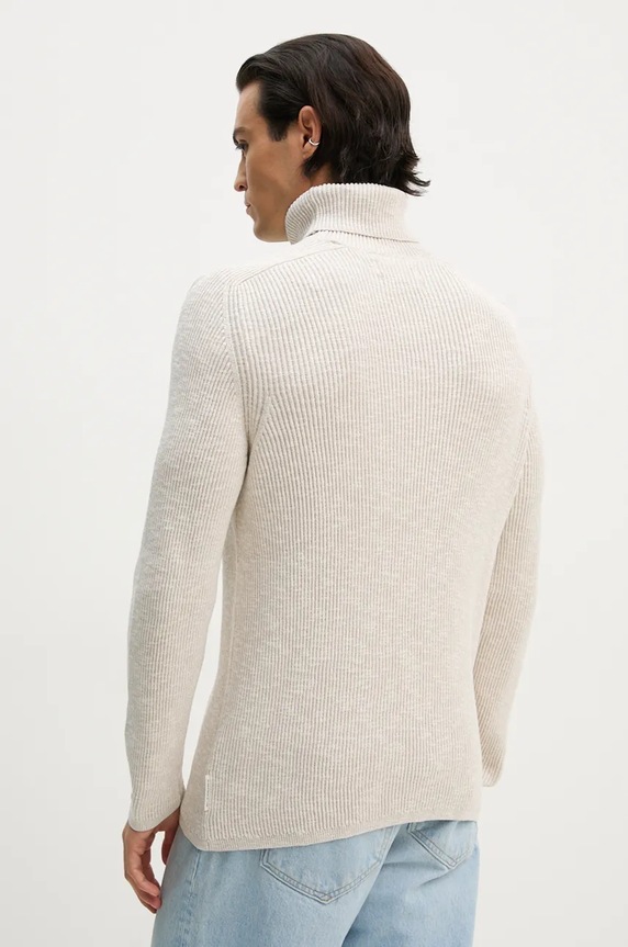 Odzież Marc O'Polo sweter bawełniany M29502160338 beżowy