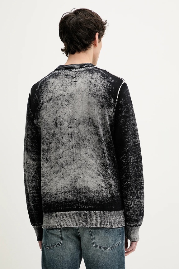 Ρούχα Βαμβακερό πουλόβερ Diesel K-VELI KNITWEAR A16878.0BEAR γκρί
