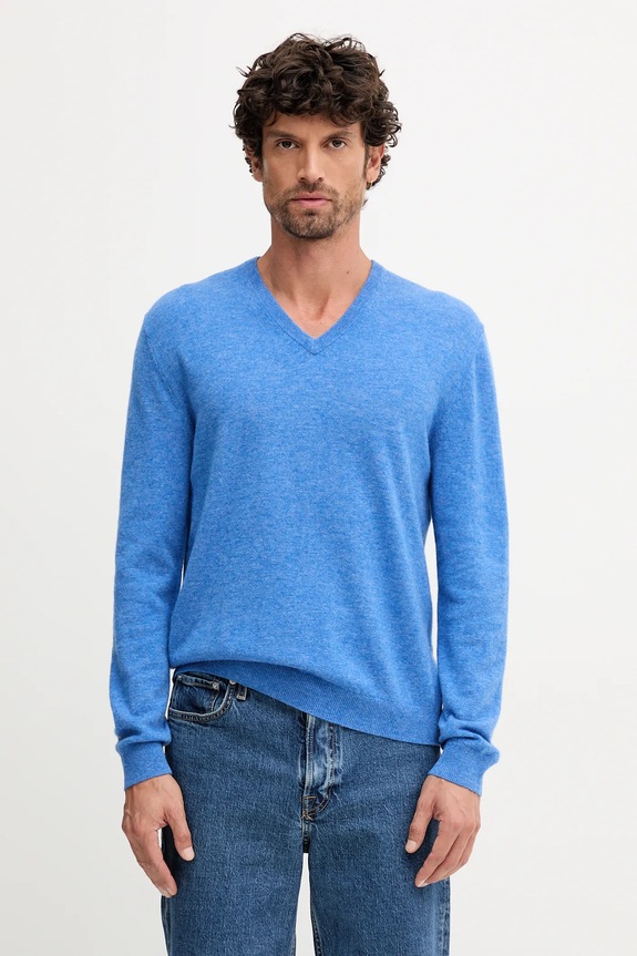 Vuneni pulover United Colors of Benetton plava 1002U4407
