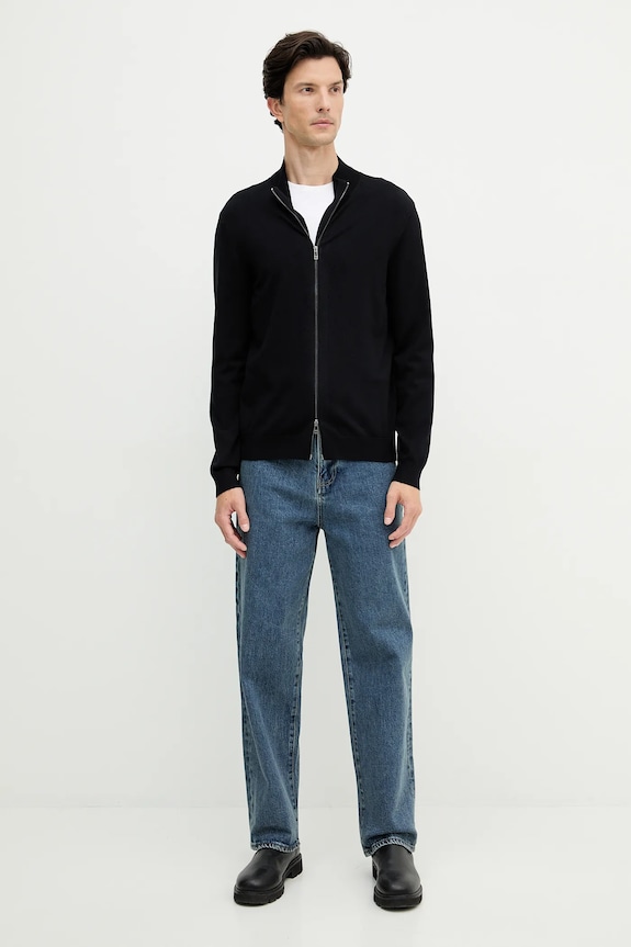 Armani Exchange cardigan XM001279.AF10454.NOS bleumarin AA00