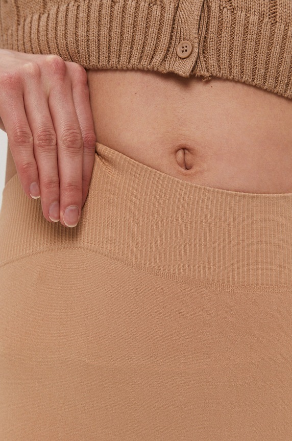 Pieces Szorty beżowy 17039418