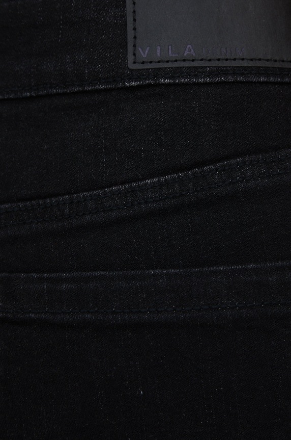 Traper kratke hlače Vila crna 14068519.BlackDenim