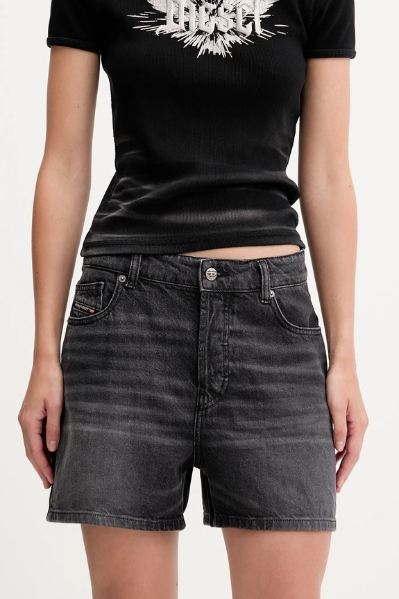 Diesel farmer rövidnadrág DE-JIRO SHORTS farmer fekete A19060.0DBEM