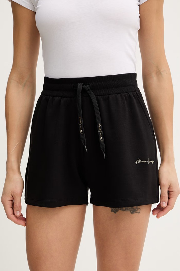Šortky Armani Exchange nášivka čierna XW000838.AF13397.NOS
