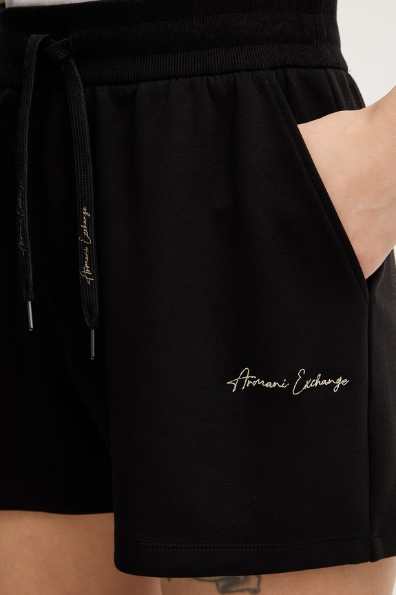 Armani Exchange pantaloni scurți negru XW000838.AF13397.NOS