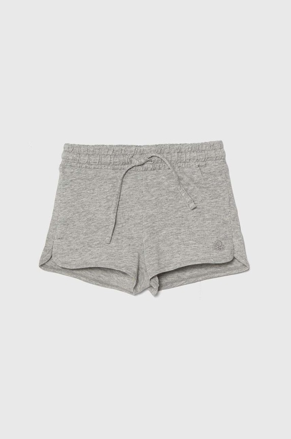 Παιδικό βαμβακερό σορτς United Colors of Benetton casual γκρί 3I1XG900N.P.Continuativ