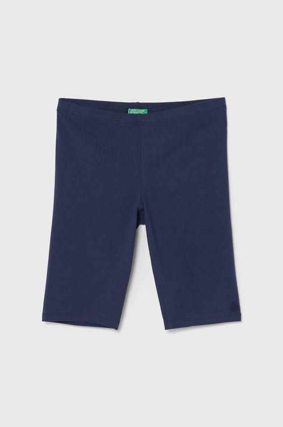 United Colors of Benetton szorty dziecięce z elastanem granatowy 3MT1C901D.G.NOS