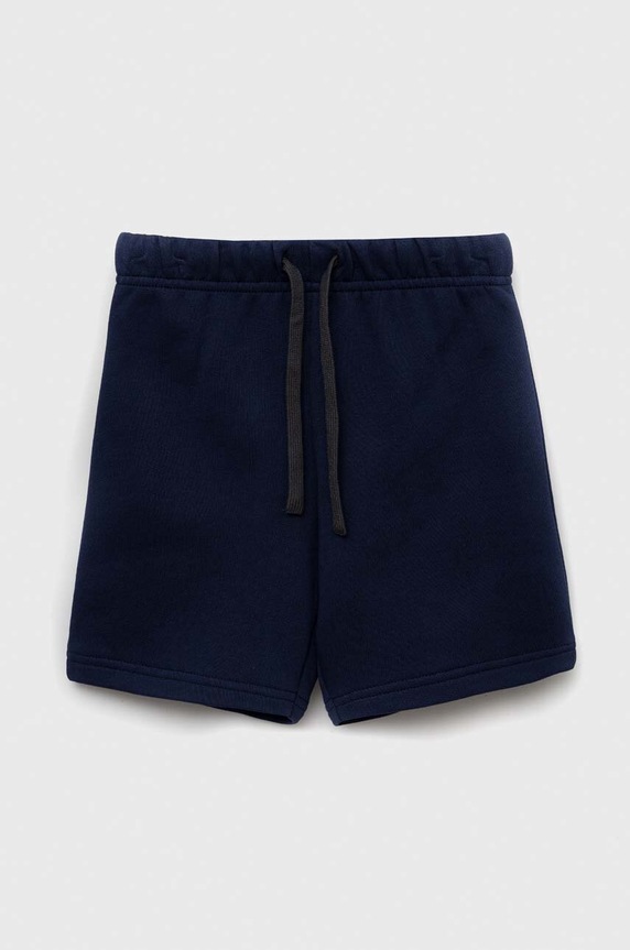 United Colors of Benetton pantaloni scurți din bumbac pentru copii casual bleumarin 3J70G900P.P.NOS
