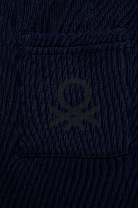 Băieți United Colors of Benetton pantaloni scurți din bumbac pentru copii 3J70G900P.P.NOS bleumarin