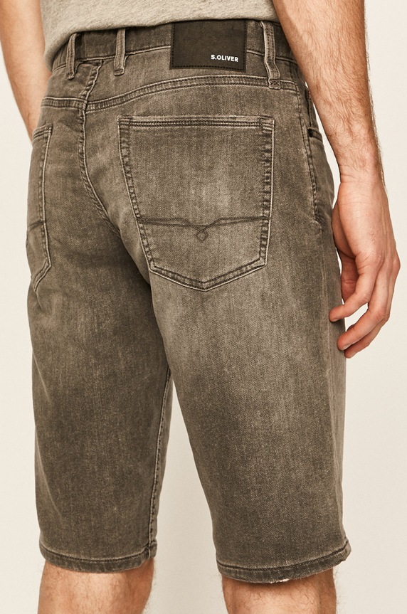 Odzież s. Oliver - Szorty jeansowe 03.899.72.6202 szary