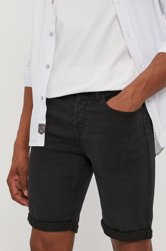 Džínové šortky Only & Sons riflovina černá 22018581