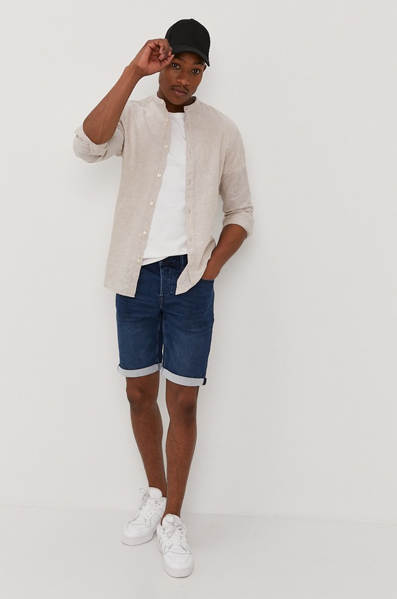 Only & Sons Szorty jeansowe 22018582 granatowy AA00