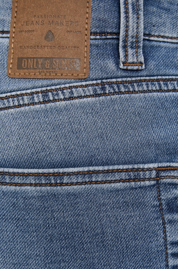Only & Sons Szorty jeansowe 22018584 niebieski