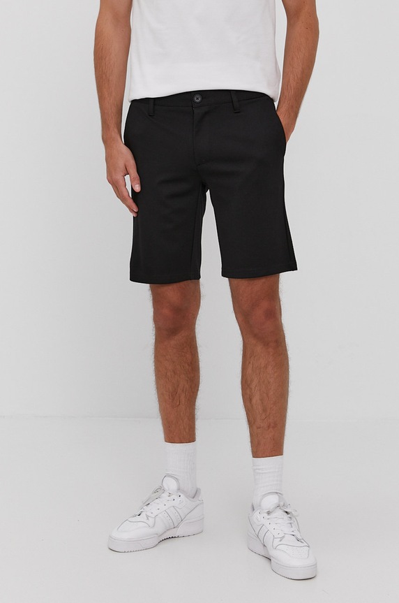 Only & Sons Szorty z elastanem czarny 22018667