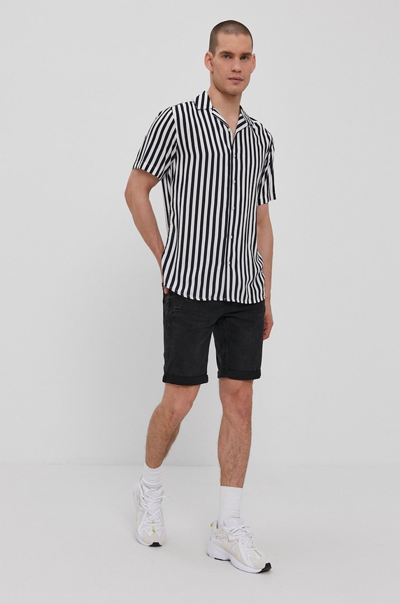 Only & Sons Szorty jeansowe 22019562 szary AA00