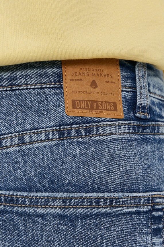 Only & Sons Szorty jeansowe 22019567 niebieski