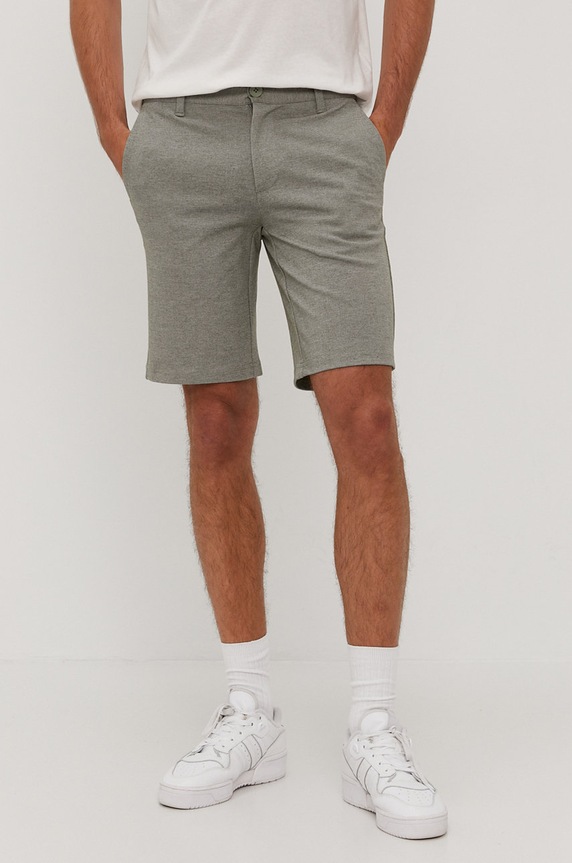 Only & Sons Szorty z elastanem zielony 22018669